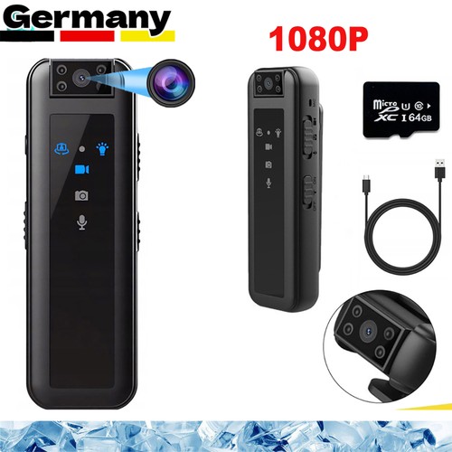 Mini körperkamera 1080p - mini,