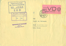 DDR VD 2 auf Bedarfsbeleg