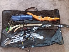 Pfeil und Bogen Set für Beginner / Junioren, Recurve Bogen  48, LINKSHÄNDER