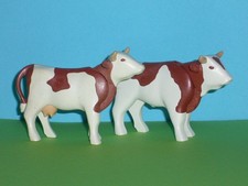 playmobil Bulle und Kuh  weiß