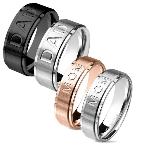 Ring edelstahl familie mutter - ring,