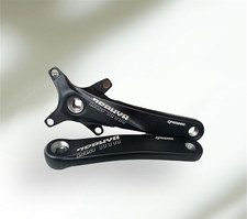 Prowheel Fahrrad-Kurbelarm, Single Speed Square Taper Kurbelgarnitur, ein Paar U