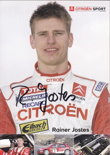 Autogramm rainer jostes - autogramm,