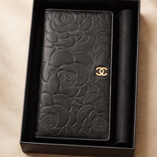 Chanel camelia long wallet - long,