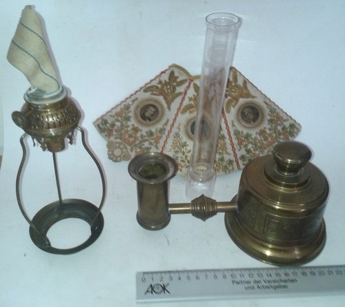 Alte petroleum klavierlampe - alte,