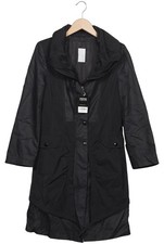 ERICH FEND Mantel Damen Jacke Parka Gr. EU 38 Baumwolle Schwarz #ikudcyd