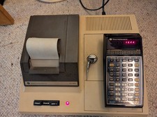 Retro Taschenrechner Texas Instruments TI58 + Station PC100C - programmierbar