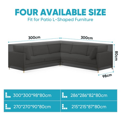 Form lounge set schutzhülle - l-form,