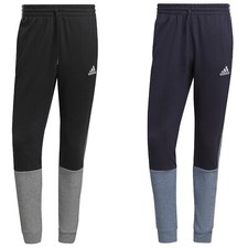 adidas Jogginghose Sporthose Herren Männer schwarz mit 3 Streifen French Terry 
