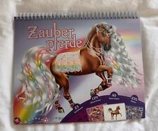 Zauberpferde - Sketchbook, Malbuch mit Schablone und Sticker, Pferd