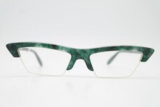 Vintage Brille PROKSCH´S A 15 Grün Halbrand Brillengestell eyeglasses