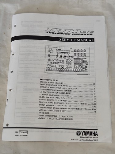 Yamaha sequence remixer - remixer, rm1x