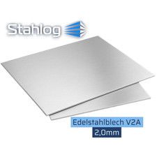 Edelstahlblech 2mm v2a - 2mm,