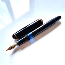 Alter Montblanc Nr. 344 Füller Füllhalter Feder 14 kt Gold