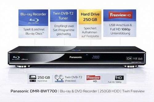 Panasonic dmr bwt700 - panasonic, dmr-bwt700