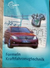 Europa Lehrmittel Buch Fahrzeugtechnik "Formeln Kraftfahrzeugtechnik"   97838085