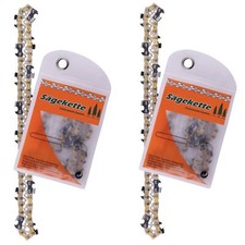 2 Sägeketten Vollmeißel für