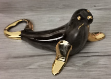 Vintage DDR Flaschenöffner Flaschenverschluss in Form eines Seehund Robbe massiv