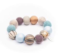 Bollywood Perlenarmband "Blau