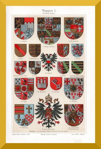 Wappen der deutschen staaten - der,