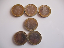 6 Münzen Luxemburg 1 Euro