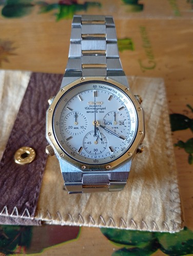 Seiko chrono quartz 7a38 7020 - chrono,
