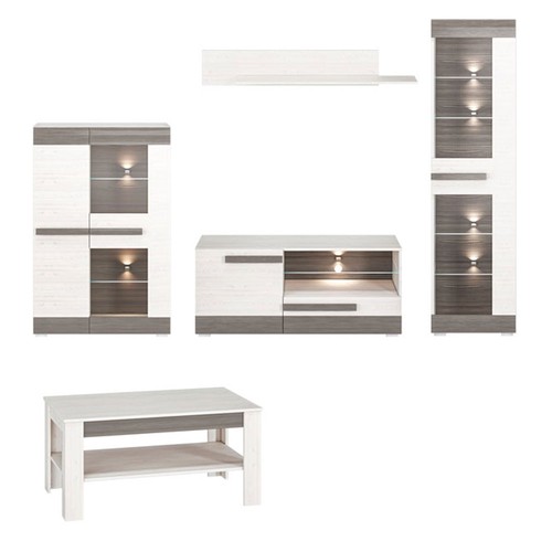 Wohnzimmer set blanco - wohnzimmer-set, "blanco"