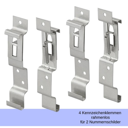 Nummernschildklemme
