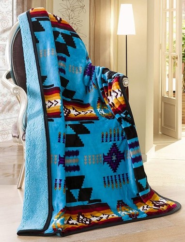 Southwestern aztec sherpa - southwestern,
