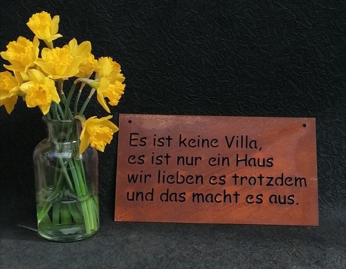 Spruchtafel 36x20 aus - spruchtafel, cm