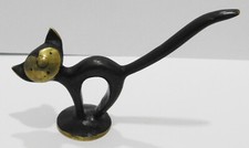 Messing Figur Katze als