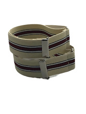 Ärmelhalter Blusenraffer 2,5 cm breit  verstellbar rot blau gestreift Fb 62