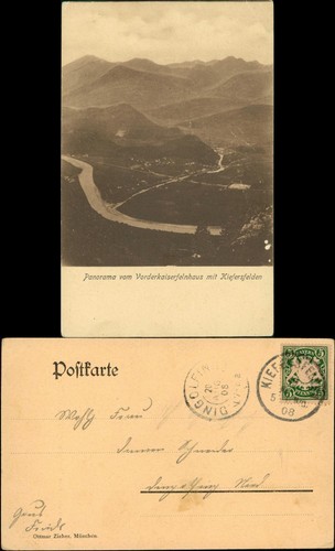 Ansichtskarte kiefersfelden - ansichtskarte,