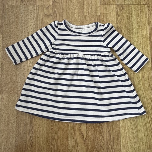 Langarmkleid dunkelblau - m&s,