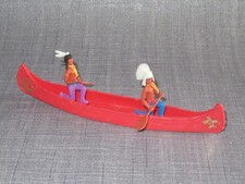 Plasty  Indianer Boot Kanu  60er - 70er   Wild West