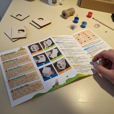 Vogelhaus Bausatz Kinder Bastelset 5 Stück, DIY Holz Vogelhäuschen, Malen, Ge...