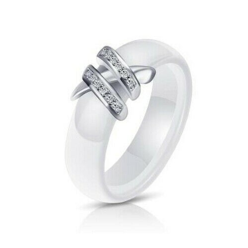 Ring keramikring weiss - ring,