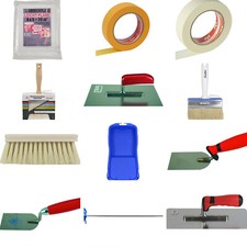 HaWe - Maler Werkzeug Pinsel Kellen Abdeckplane Klebeband