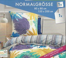 Mikrofaser Satin Wendebettwäsche Bettwäsche Meradiso 135 x 200 cm m. RV