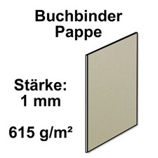 Buchbinderpappe 1mm - starker