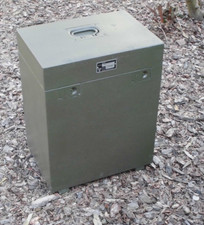 gebrauchte BW Bundeswehr Kiste z.B für Petromax HK 250  Holzkiste 335x235x435mm