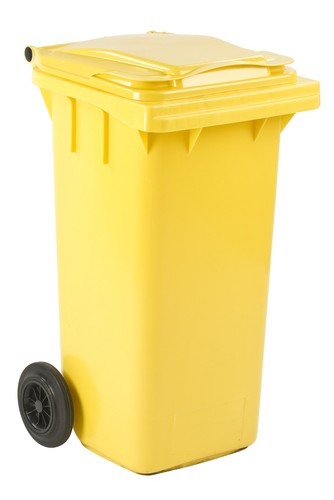 Mini container 120 liter gelb - liter,,