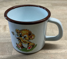 Emaille Haferl Tasse Becher