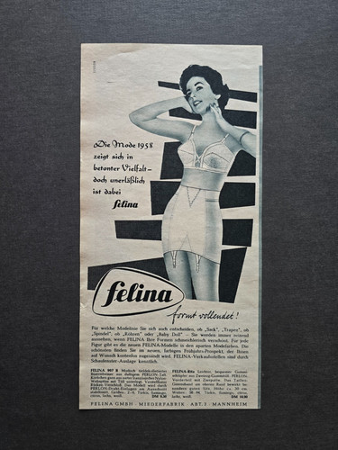 Werbung felina mieder bh - werbung, mieder,