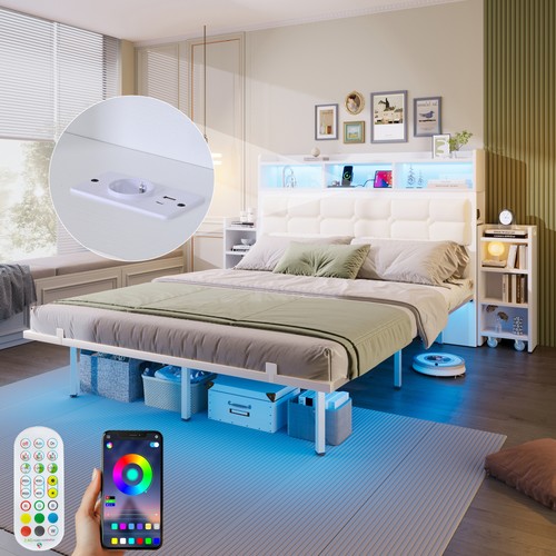Bettgestell mit led und - mit,