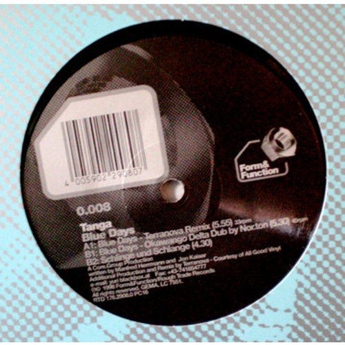Tanga blue days vinyl - -,