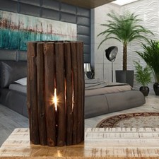 Holzlampe Tisch 31 cm
