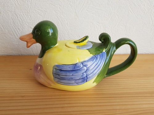 Vintage teekanne ente - teekanne, "ente"