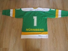 EHC 80 Nürnberg,Ice Tigers Nürnberg Cooper Trikot 1989/90 + Nr.1 + Signiert Gr.M