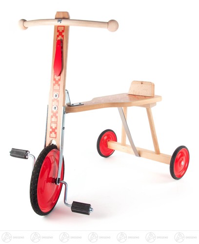 Dreirad aus holz - dreirad,